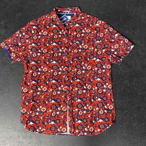 Floral button up